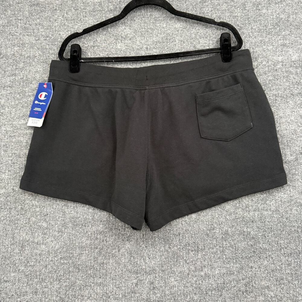 Columbia Womens French Terry Shorts Size 2XL Black Casual Lounge Drawstring NWT - Picture 7 of 9